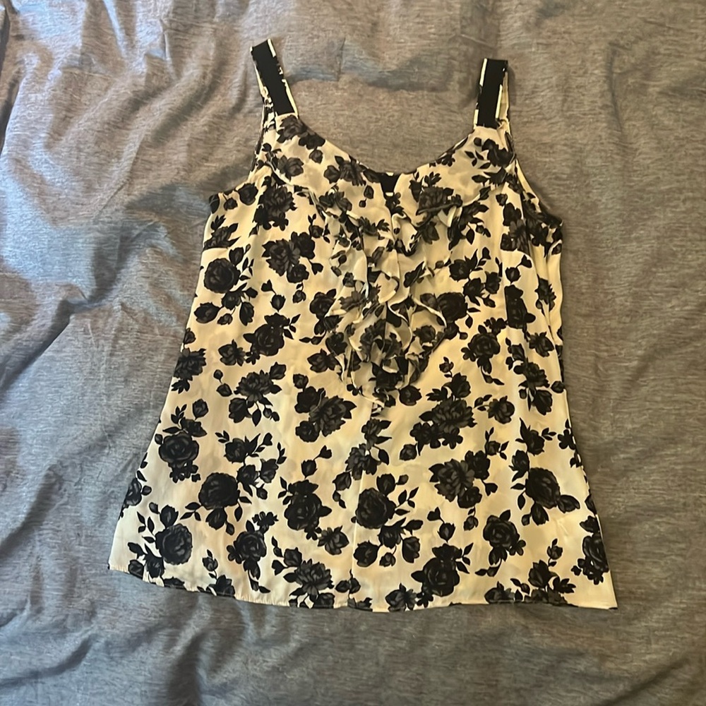 100% silk tank top